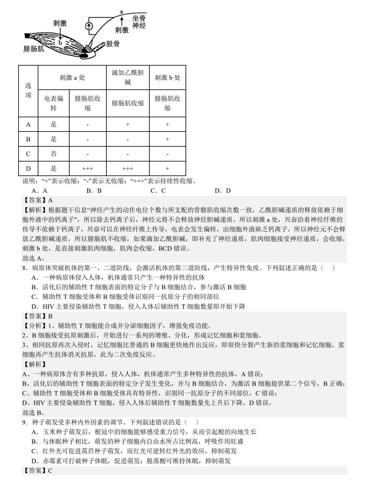 2025�����¸߿�����ԇ�����}���𰸽����������c�}�ͼ���ֵ�ֲ�