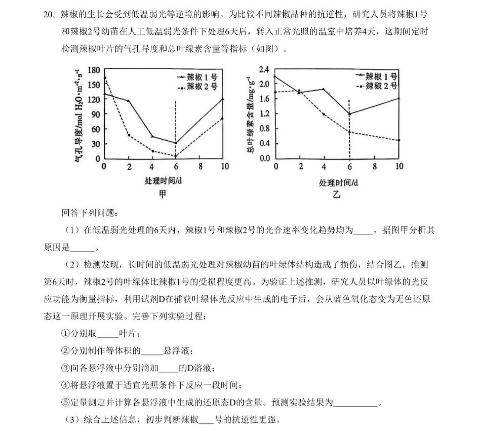 176007974646628.jpg 2025江西新高考生物試卷真題及答案解析,附考點題型及分值分布